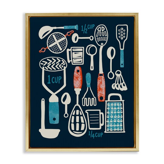 Stupell Industries Cookin' In The Kitchen Floating Frame By Connie Summers